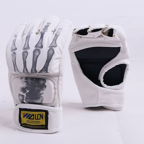 MMA Competition Gloves With Larger And Thickened Wear-resistant Gloves With Missing Fingers_desvips.com