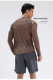 Explosive Quick-drying Clothes, Long-sleeved T-shirts, Men's Basketball Training, Elastic Fitness Clothes, Sports Cycling, Mountaineering, Sweat Suits_desvips.com