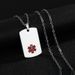 Customized Hot-selling Medical Symbol Snake Staff Dog Tag Gold Pendant Titanium Steel Necklace Hip-hop Personalized_desvips.com