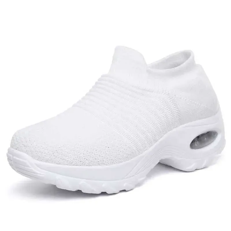 High Quality Hypersoft Orthopedic Sneakers Platform White Black Red Walking Womens Casual Shoes T241029_desvips.com