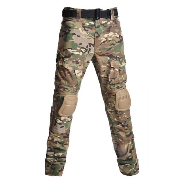 Men Combat Pants With Knee Pads Tactical Cargo Sport Trousers Camouflage Multicam Trekking Hunting Clothes_desvips.com