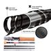 PRO BEROS 233.1cm 2.5m Sections Carbon High Performance Fly 3/4#5/6#7/8#Fly Fishing Rod_desvips.com