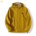 Outdoor Leisure Windproof Waterproof Hooded Soft Shell Jacket Sports Men And Women Same Style Mountaineering Jacket_desvips.com