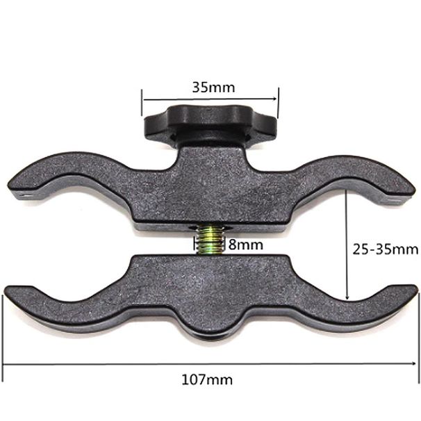 Barrel Scope Mount Clamp Clip, Quick Release Mount Holder For Flashlight Gun Scope Laser Sight Telescope Diameter 25mm-30mm_desvips.com