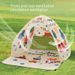 Kids Play Tent With Squirrel Design Portable Sun Shelter For Indoor Outdoor Use UV Protection Mosquito Net_desvips.com