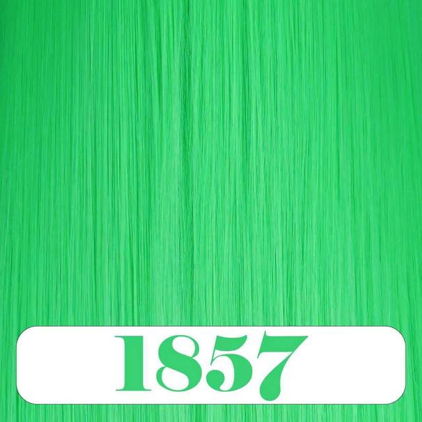 Chuanhe Barley Universal 40CM Straight Scalp Top No-Iron Corn Silk Cosplay Wig Fluffy Hair Green Series_desvips.com