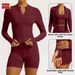 Women's Quick Drying Seamless Backless Yoga Set European American Style Fitness Sports Wear for Running Tight Fitting_desvips.com
