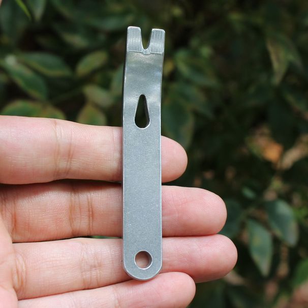 Stainless Steel Mini Pocket Pry Bar For Outdoor Survivor Compact Multifunctional Handyman Tool_desvips.com