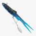 Shark Scavenger|Noisy Three-hook Leaded Soft Bionic Bait, Fork-tail, Scissor-tail Fish Lure, 26g, For Largemouth Bass_desvips.com