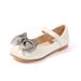 Red Girls' Leather Spring And Autumn New Bow Princess Performance Children's Single Soft Sole Baby Shoes Girls'_desvips.com