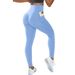 Women's Solid Color Yoga Pants Muyao Cross Border Bare Skin Pocket Sports Fitness Long Pants Hip Lifting Running Cycling_desvips.com
