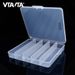 VTAVTA 5 Compartments Fishing Tackle Boxes Lures Baits Hooks Storage Case High Hardness Fishing Tools Carp Fishing Accessories_desvips.com