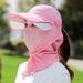 Summer Men Women, Sun Protection Hat For Fishing And Tea Picking, UV Protection, Windproof, Face Covering, Sunshade Mask_desvips.com