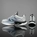 Low MOQ Customize Men Luminous Fashion Casual Sneakers Soft Sole Blank Mesh Breathable Sports Running Shoes For Man_desvips.com