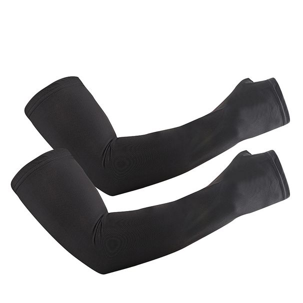 Men's Cooling Arm Sleeves - Ice Silk Material & UV Protection For Running & Cycling_desvips.com