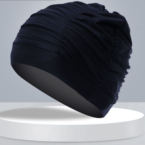 Swimming Cap For Women, Breathable, Non-Tightening, Unisex Adult Long Hair Cap, Large Size Swim Fabric Hat_desvips.com