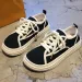 Thick Soled Is Fashionable Versatile Dissoed Soles And Raised Board Are Comfortable Breathable Canvas Shoes_desvips.com