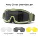Impact goggles Outdoor dirt bike windproof goggles Men's CS sports riding glasses set_desvips.com