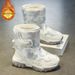 Ski Boots Children's Shoes Northeast Winter New Boys' Snow Boots Girls Sports Cotton Boots Youth Warm Cotton Shoes_desvips.com