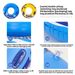 Gold Glitter Underarm Swim Ring For Adults - Premium PVC Inflatable Pool Float With Comfortable Armrests (Heavy-Duty 600D Capacity UV-Resistant)_desvips.com