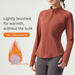 Sports Jacket Yoga Fitness Slim Fit Workout Long Sleeve Women Autumn Winter Running Quick Dry Outerwear Top_desvips.com