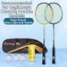 Lightweight All Carbon Fiber Badminton Racket Set Couple Recreational Home Play Paired Rackets_desvips.com