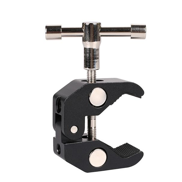 Crab Clamp Clip Multi Functional Anti Slip Adjustable Photography Equipment Accessories For Monitor LED Light Camera Bracket_desvips.com