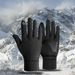 Cycling Gloves Warm Gloves Winter Touch Screen Men And Women Cycling Sports Plus Velvet Windproof Waterproof Skiing Outdoor Cold Proof Gloves_desvips.com