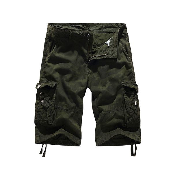 2026 New Summer Trend Pants, Multi-Pocket Hip-Hop Street Dance Skateboard Loose Men's Camouflage Mid-Length 5-Pocket_desvips.com