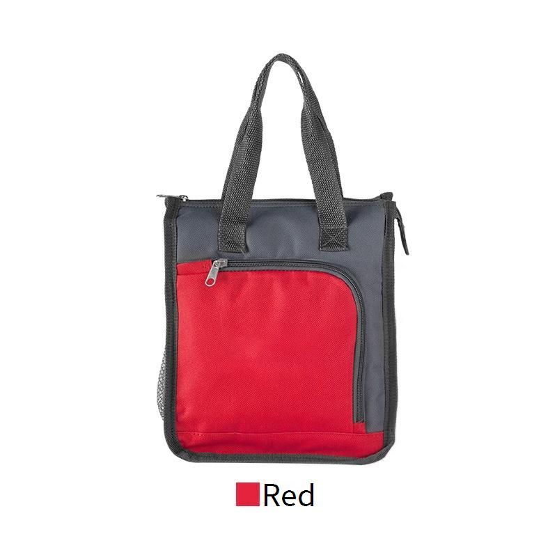 Insulated Lunch Bag Oxford Fabric Thermal Tote For Food Storage Leakproof 12L Capacity Handheld Shoulder Strap_desvips.com