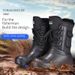 Men's Snow Boots Dual Purpose Fishing Shoes Snow Cotton Wild Fishing Thick Warm Labor Protection Fishing Boots Special Steel Nails Extra Thick Boots_desvips.com