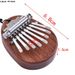 Newest Mini Kalimba 8 Keys Thumb Piano Great Sound Finger Keyboard Musical Instrument Wooden/Acrylic_desvips.com