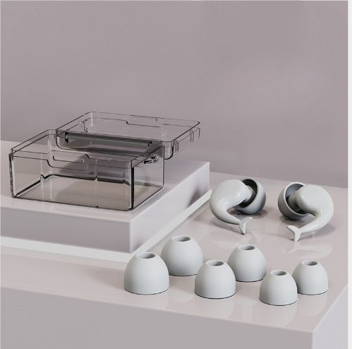 Nose/Ear Clips New Sleeping Noise Reduction Earplugs Waterproof Swimming Earplugs Fish Shaped Replacement Head Earplugs Pure Earplugs_desvips.com