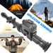 1080P 5x Magnifying Telescope, Crosshair Night Vision Sight, COMS Imaging 850nm IR 3-level All Black Visible 400m_desvips.com