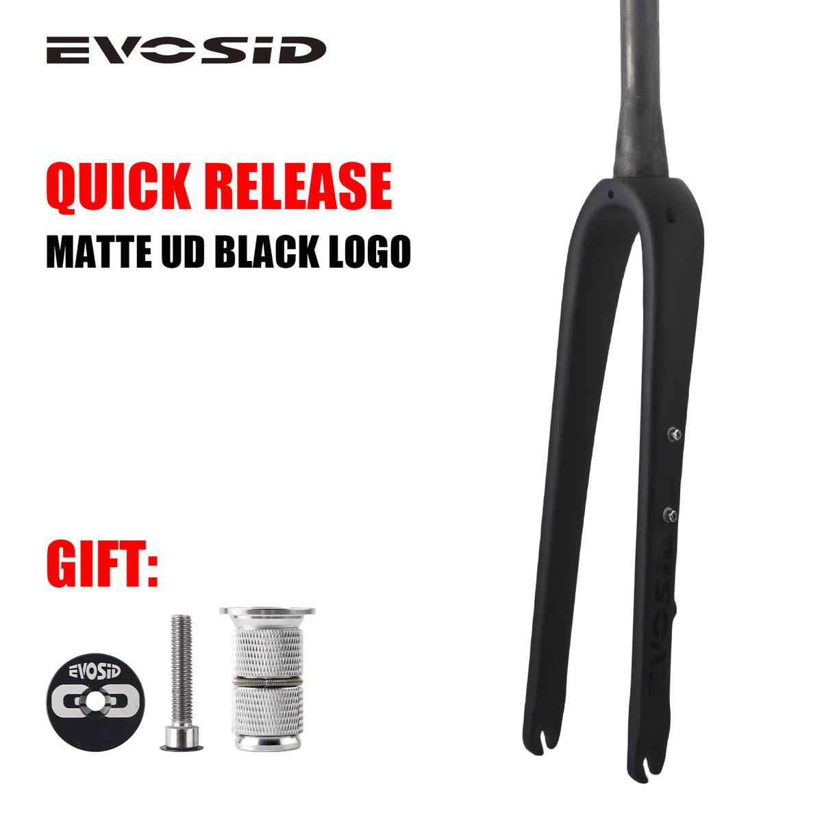 EVOSID Gravel Full Carbon Fiber Road Bike 700C Thru Axle Hard Fork Internal Cable Routing Disc Brake_desvips.com