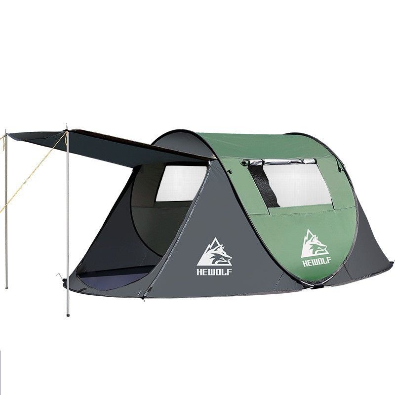 Outdoor Boat Shaped Tent Fully Automatic Sunscreen Hand Throwing Tent Outdoor Quick Opening Tent Camping Windproof Camping Tent_desvips.com