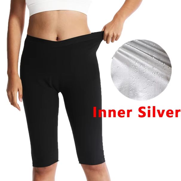 Women Sauna Sweat Pants Thermo Fat Leggings Shapewear Fitness Tummy Control Body Shaper Waist Slimming Sportswear Shorts_desvips.com