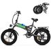OOK-TEK E20 Foldable Electric Bike, 48V 15AH Battery, Front & Rear Suspension_desvips.com