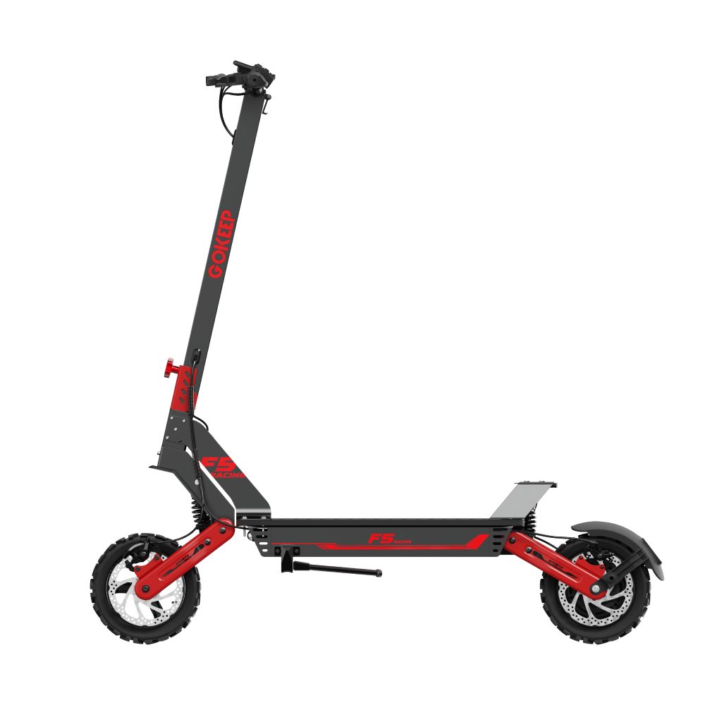 Gokeep F5 Off-road Electric Scooter 52V 20Ah Battery 1000W Motor 54km/h Speed 69km Range Dual Suspension 10 Inch Tires Adult E-scooter_desvips.com