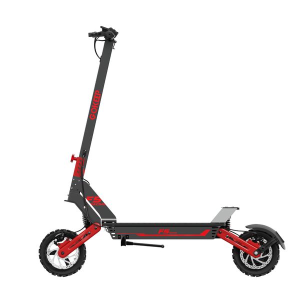 Gokeep F5 Off-road Electric Scooter 52V 20Ah Battery 1000W Motor 54km/h Speed 69km Range Dual Suspension 10 Inch Tires Adult E-scooter_desvips.com