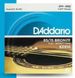 Daddario Acoustic Set Of Six Brass Coated Phosphor Bronze Electric Guitar Strings Rust-Resistant Durable Accessories_desvips.com