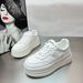 New Thick-Soled Retro Height-Increasing Sports White For Women Casual Versatile Genuine_desvips.com