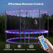 ICRGB Solar Rope Lights, 66FT 200LED With 1800mAh Battery, IP67 Waterproof Outdoor Decorative Lighting With 8 Modes And Timer Function For Trampoline,_desvips.com