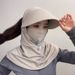 2025 Summer Outdoor Full Face Sun UV Protection Breathable Integrated Mask For Women_desvips.com