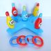 Swimming Rings Children's Water Throwing Ring Toys Parent Child Throwing Ring Game Props Inflatable Bowling Cross_desvips.com