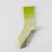 Women's Mid Calf Yoga Socks Professional Fitness Pilates Sports Non-Slip Silicone Aerobics Dance Long Gradient Socks_desvips.com