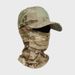 LazyZoom Camouflage With Face Shield Tactical Baseball Cap Outdoor Hiking Climbing Fishing Sun Protection Visor Sports Hat_desvips.com