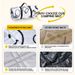 Outdoor Picnic Lawn Moisture-Proof Camping Mat, Aluminum Film Base, Large, Machine Washable, Thickened, 2x2m_desvips.com