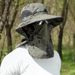 Fishing Sun Face Mask For Men, Hiking Sunshade Outdoor Summer UV Protection Large Brim Unisex_desvips.com