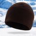 Autumn And Winter Cycling Fleece Hat Men's Sports Outdoor Skiing Polar Fleece Hat Women's Warm Hat Windproof High Brim Hat_desvips.com